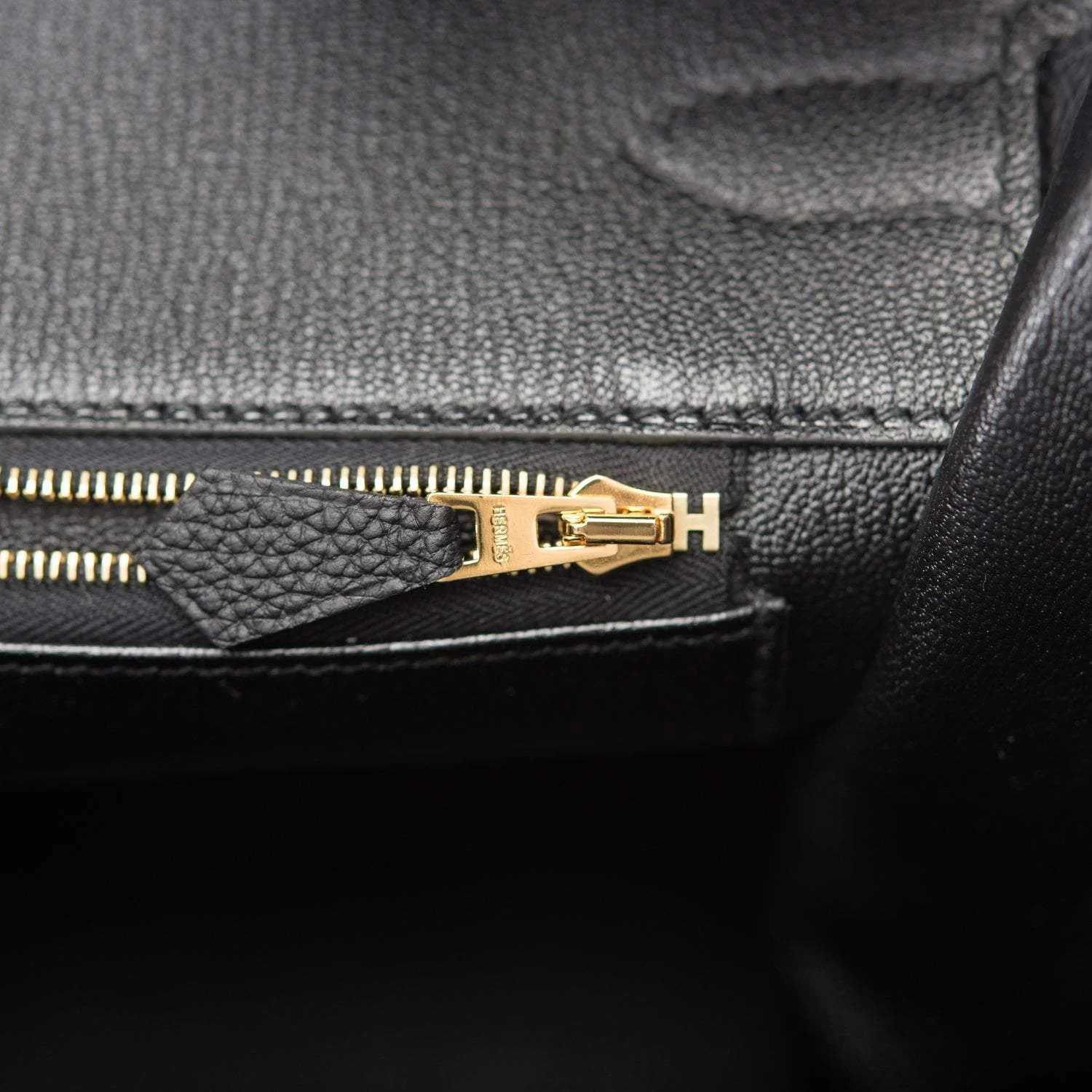Hermes Birkin 35 Black Togo Rose Gold Hardware