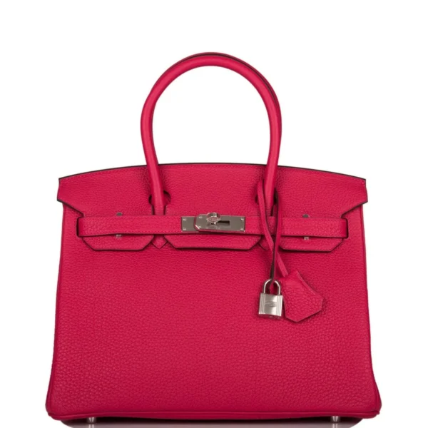 Hermes Birkin 30cm Framboise Togo Palladium Hardware