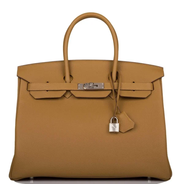 Hermes Birkin 35 Bronze D’Or Togo Palladium Hardware