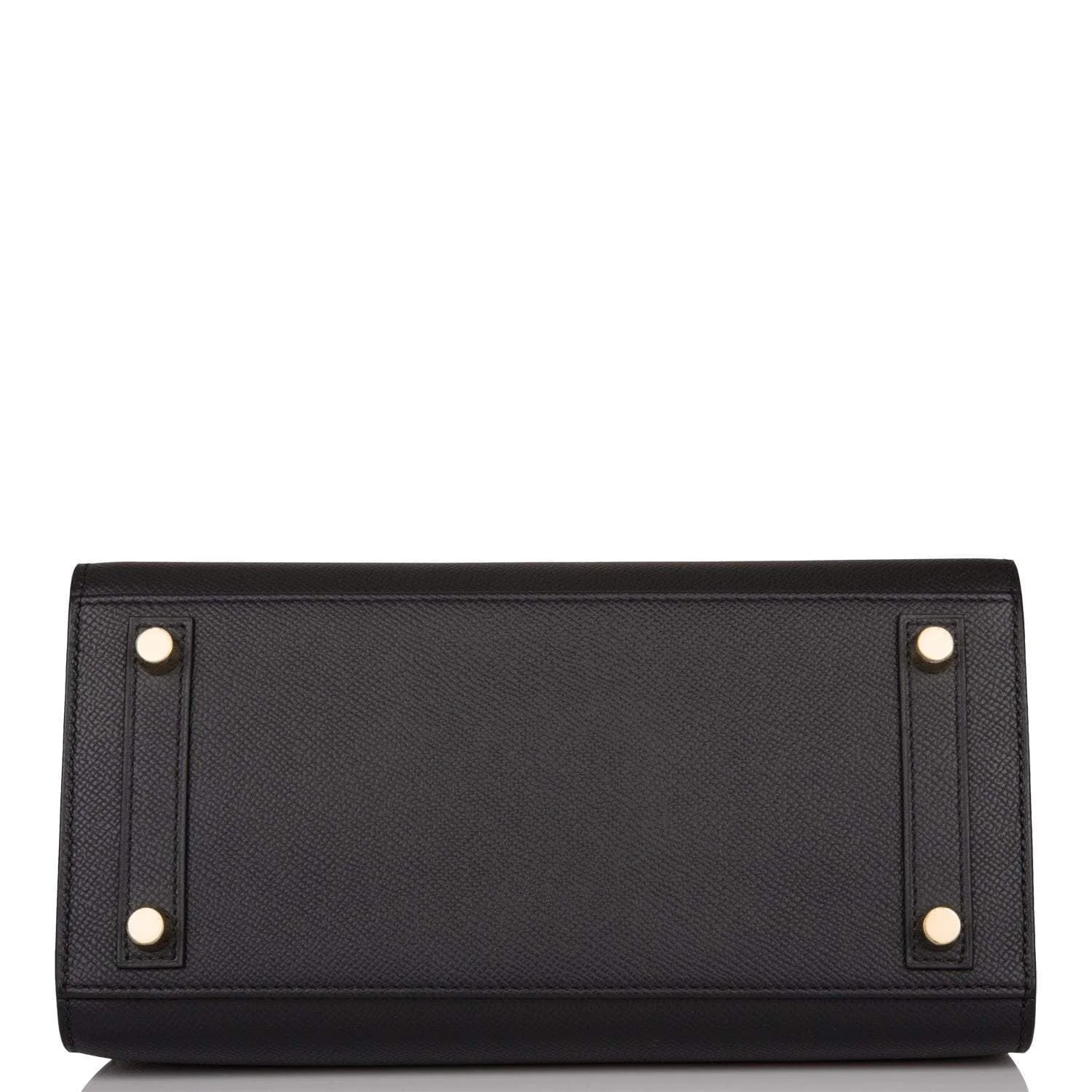 Hermes Birkin Sellier 25 Black Epsom Gold Hardware