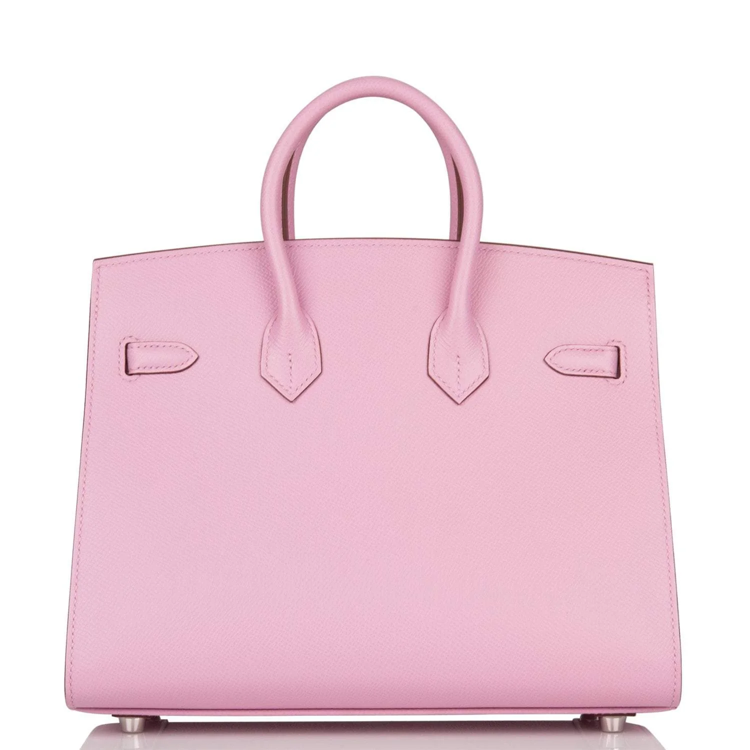 Hermes Birkin 25 Mauve Sylvestre Sellier Veau Madame Palladium Hardware