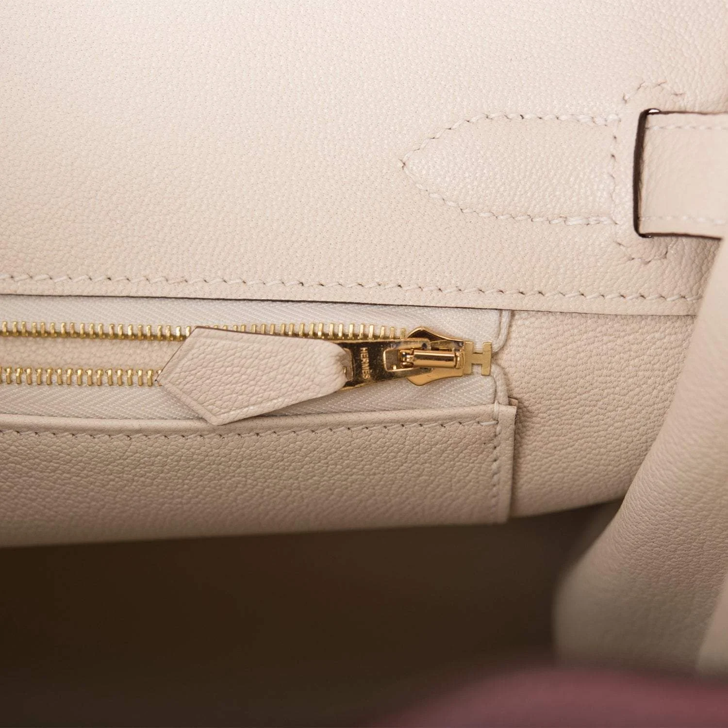 Hermes Birkin 30 Rouge H and Craie Togo Brushed Gold Hardware