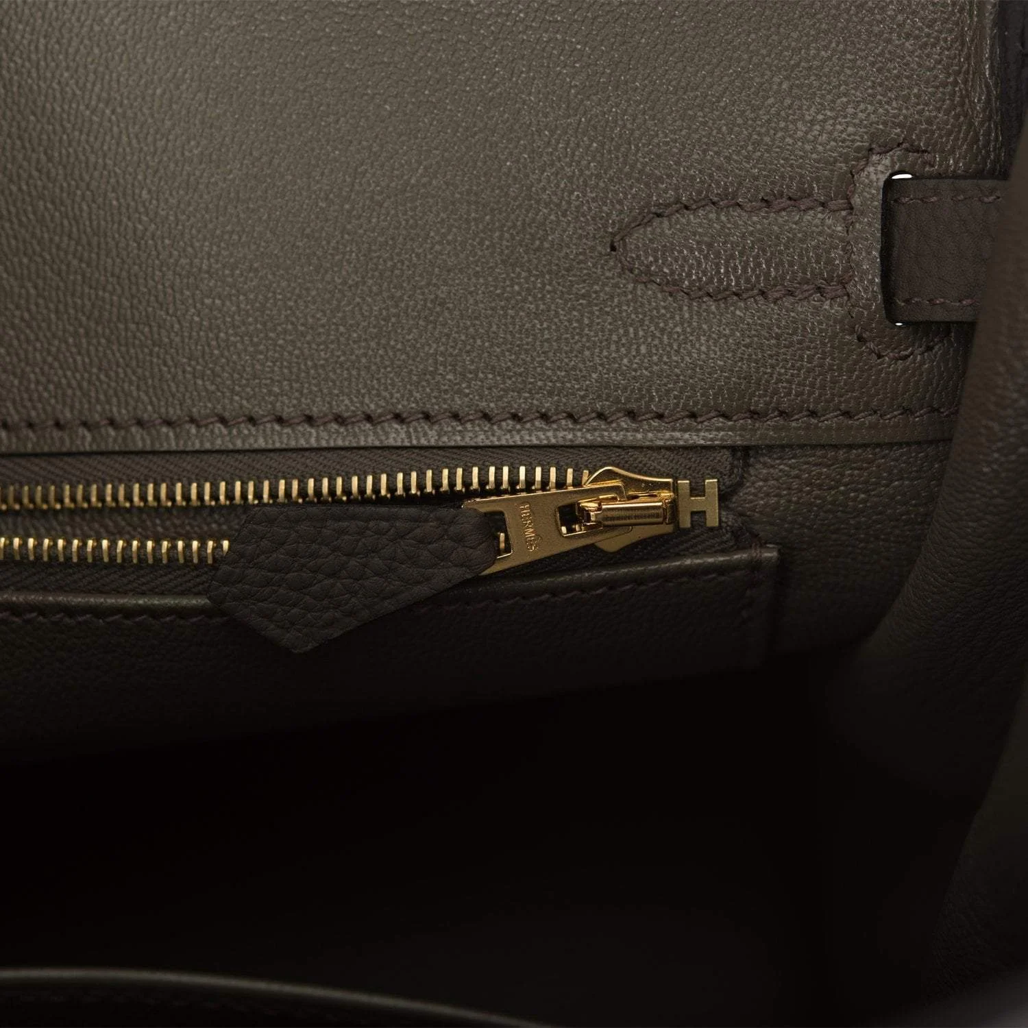 Hermes Birkin 25 Vert de Gris Togo Gold Hardware