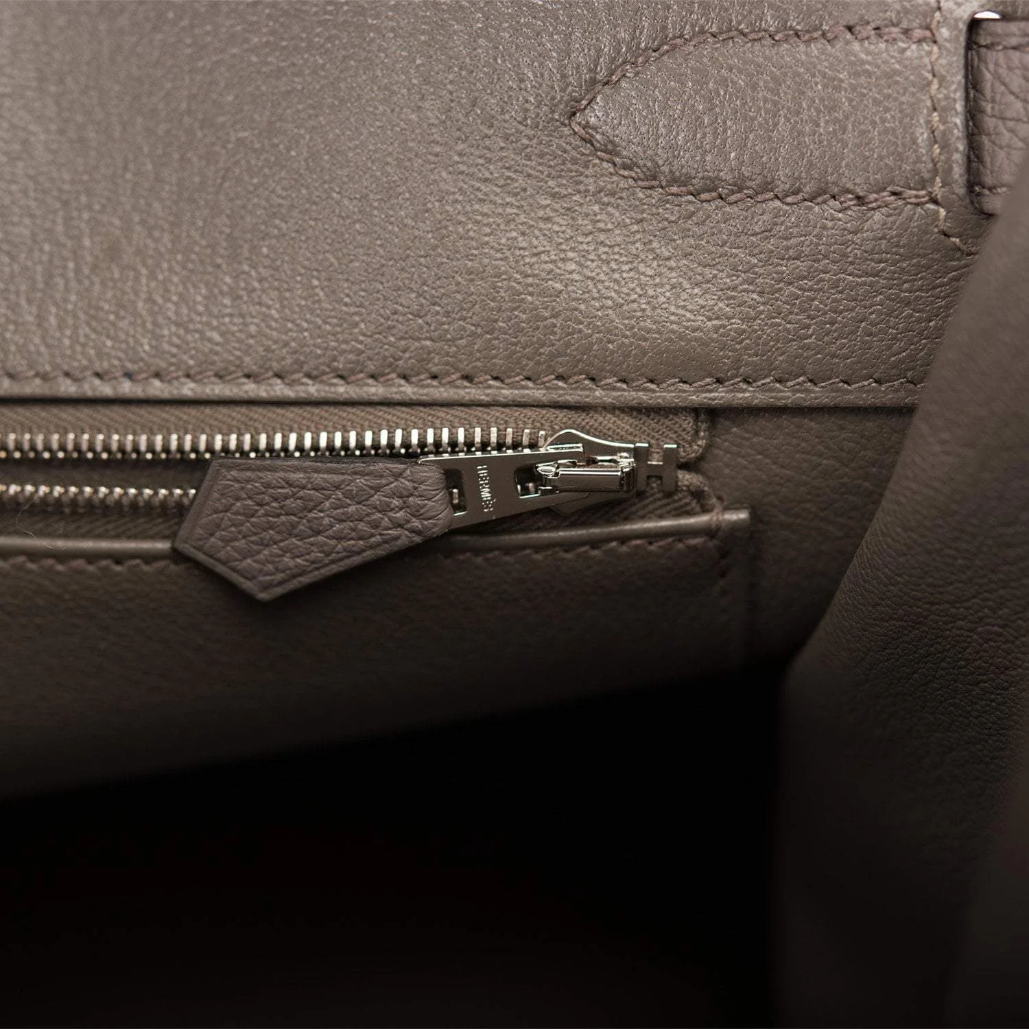 Hermes Birkin 35cm Etain Togo Palladium Hardware