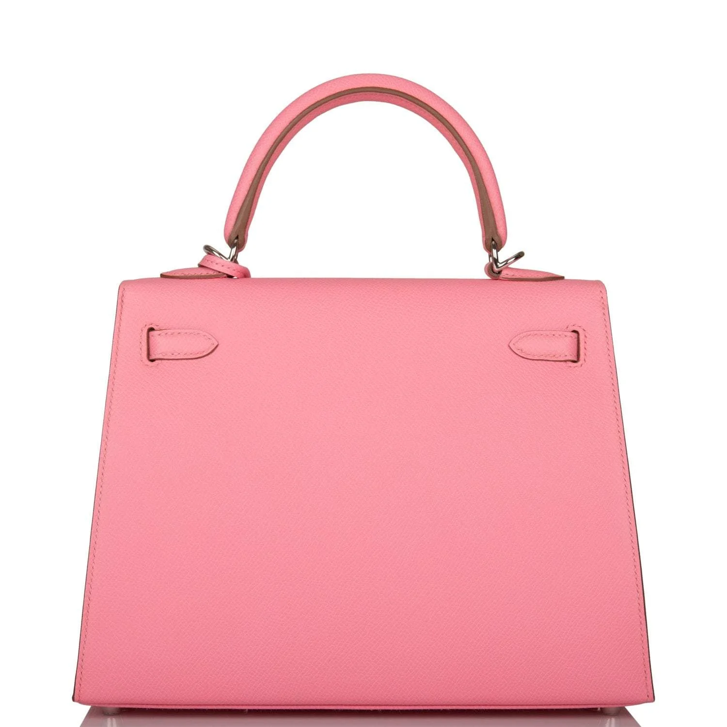 Hermes Rose Confetti Epsom Sellier Kelly 25cm Palladium Hardware