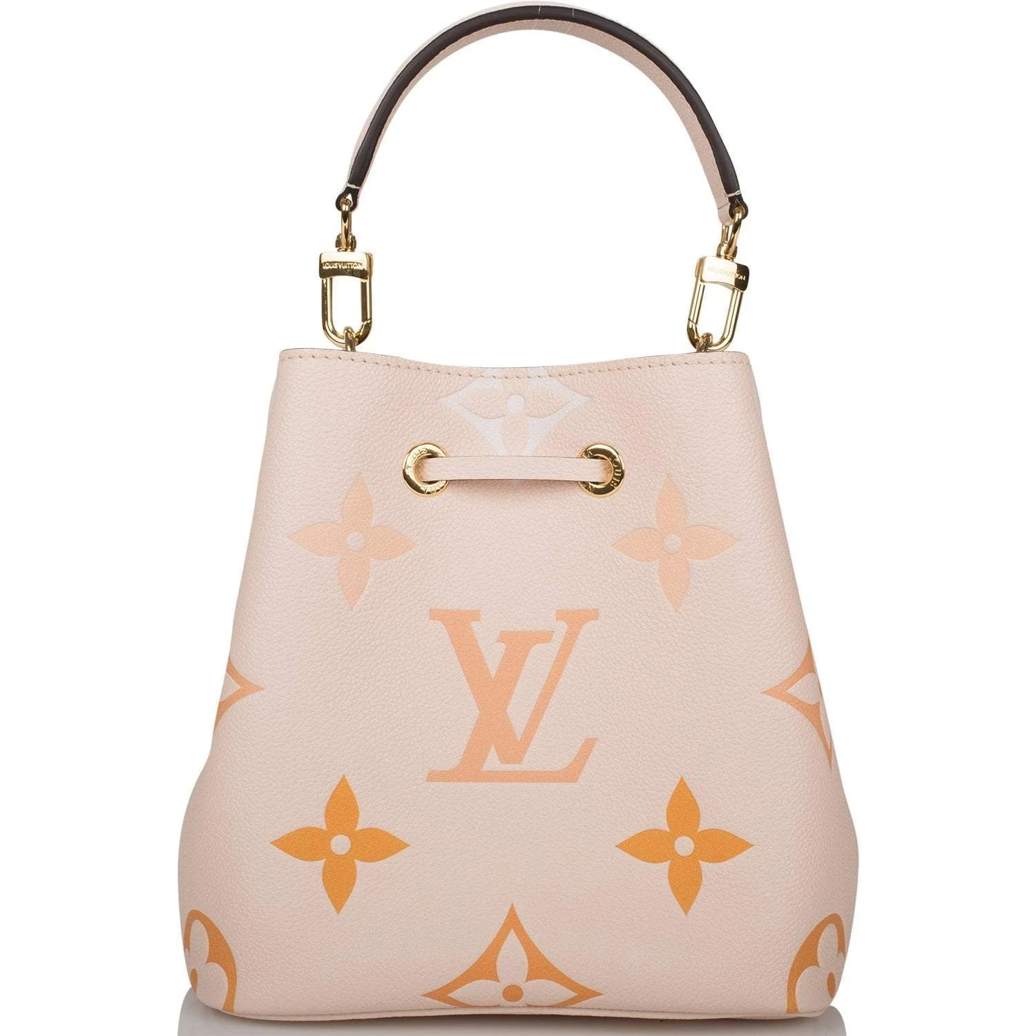 Louis Vuitton Creme Saffron By The Pool Empreinte Giant Monogram NeoNoe BB