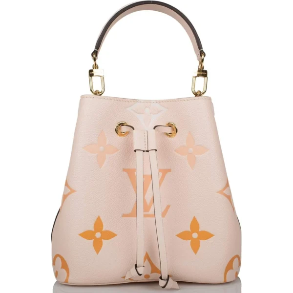 Louis Vuitton Creme Saffron By The Pool Empreinte Giant Monogram NeoNoe BB