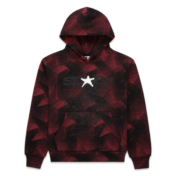 PLAID SPLATT HOODIE
