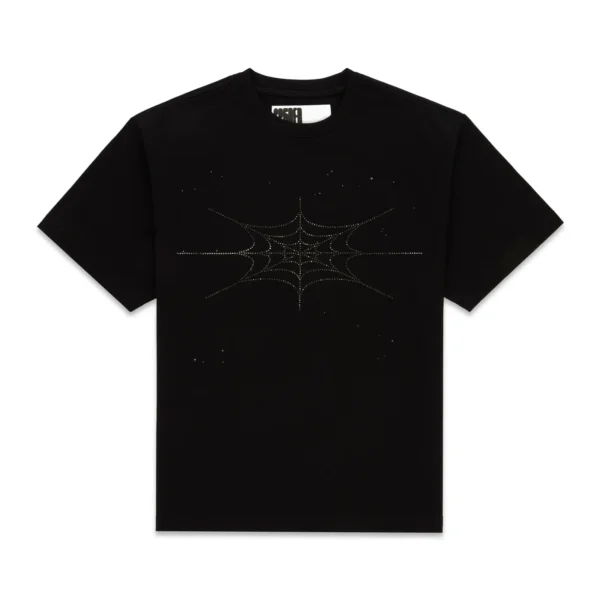 RHINESTONE SILK TEE