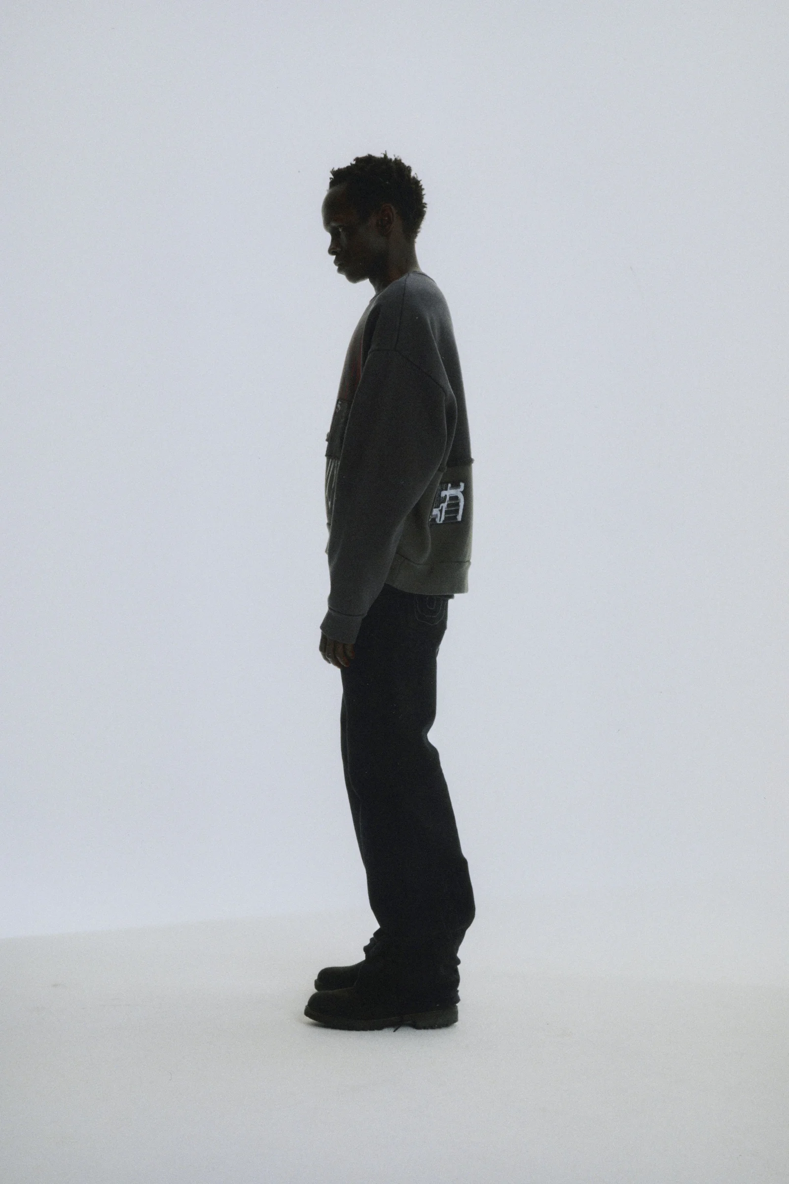 DIFFUSED COLLEGIATE CREWNECK