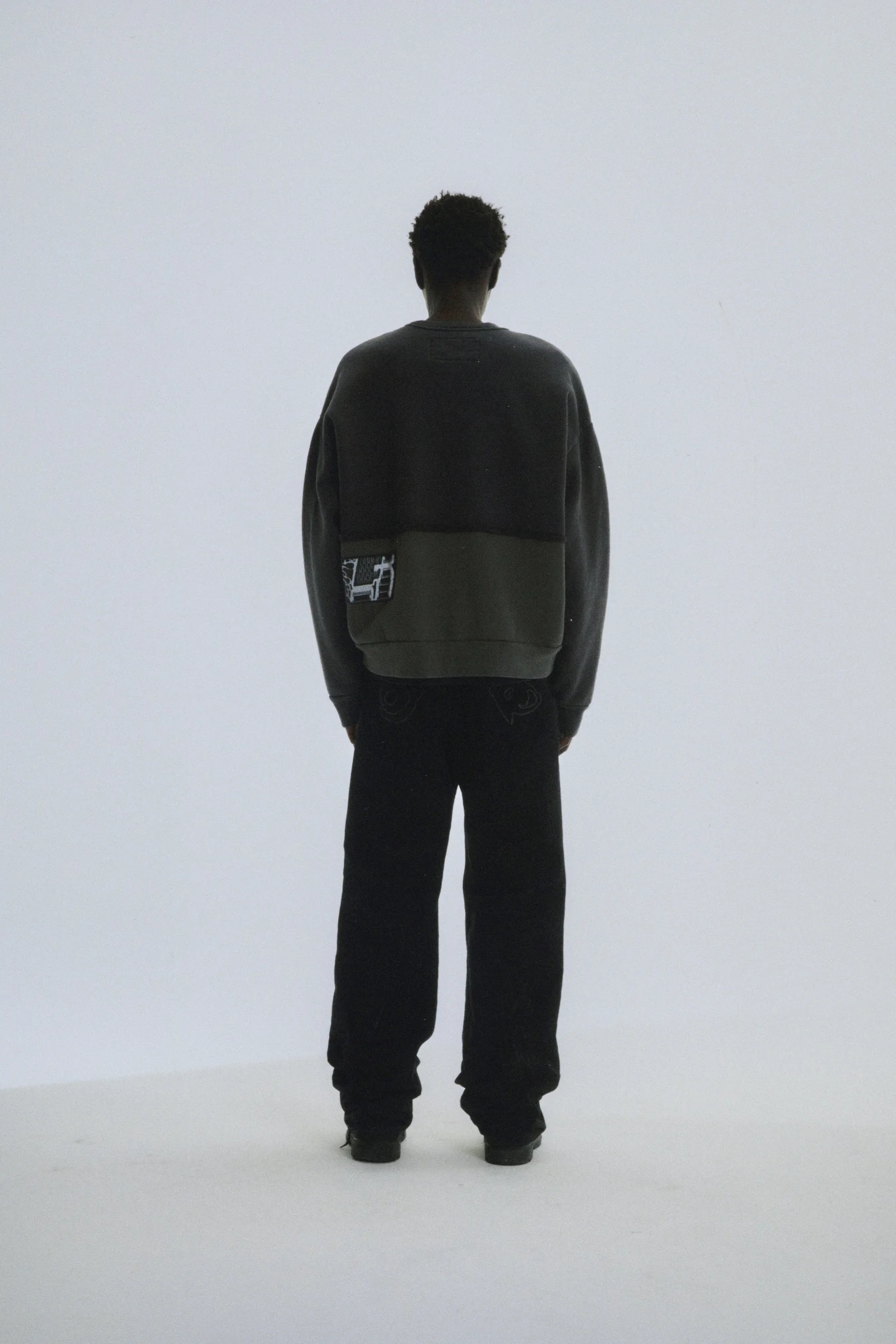 DIFFUSED COLLEGIATE CREWNECK