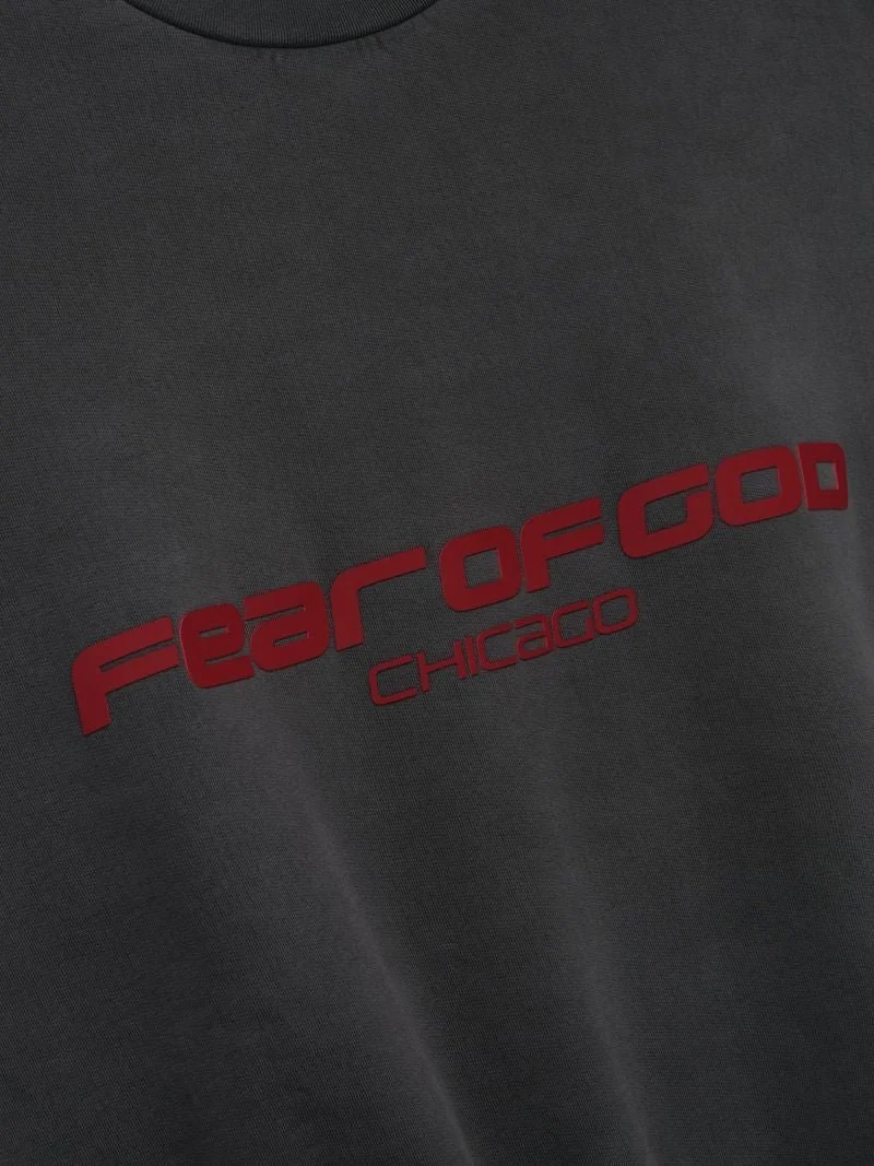 Chicago Heavy Fleece Cropped Sweatshirt