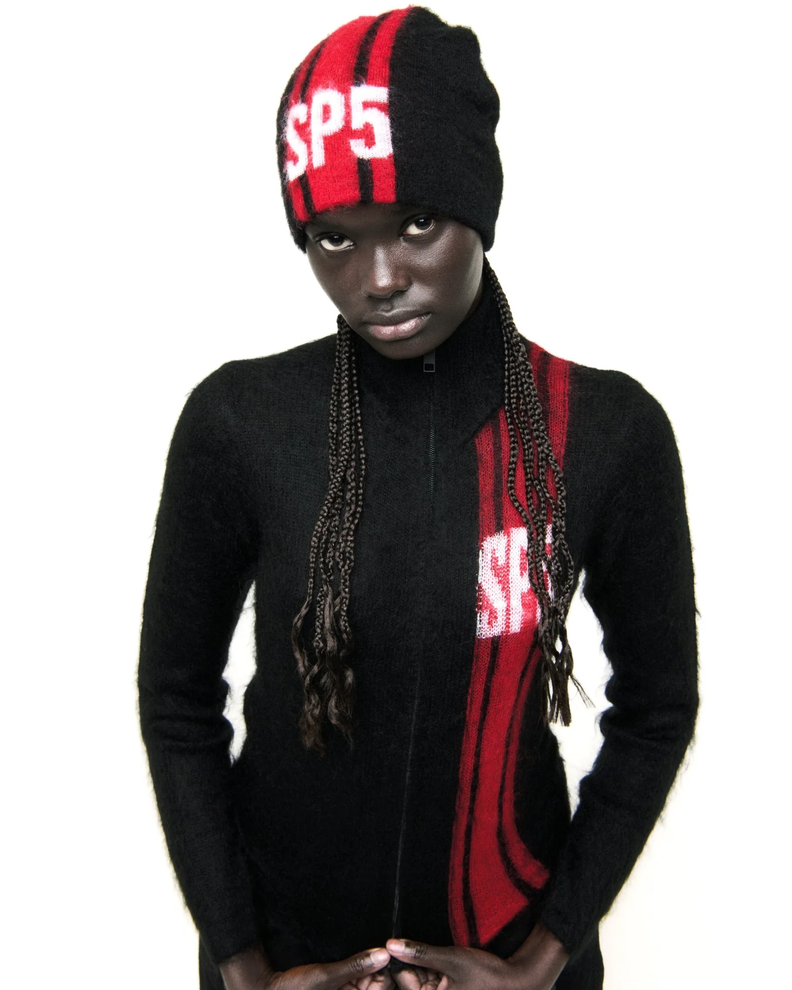 RALLY KNIT ZIP SWEATER